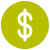 Dollar sign icon